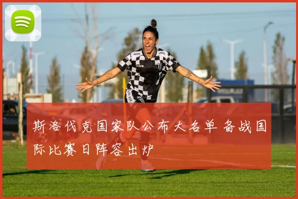 斯洛伐克国家队公布大名单 备战国际比赛日阵容出炉